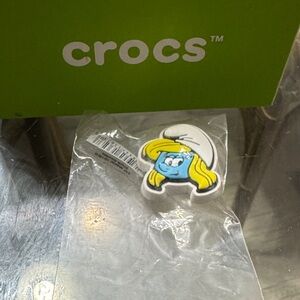 CROCS Blue and White Cartoon Character Jibbitz Charm